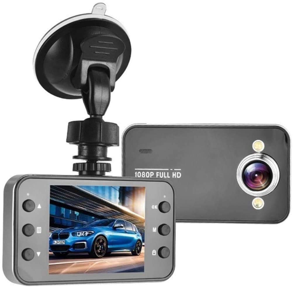 Dash Cam, 720p Pixel Wide Angle Auto Recorder Dashboard Dashboard Fotocamera con angolo largo 170 gradi WDR Loop G-Sensor G-Sensore, Risparmio automatico di file e rilevamento del ciclo di ri