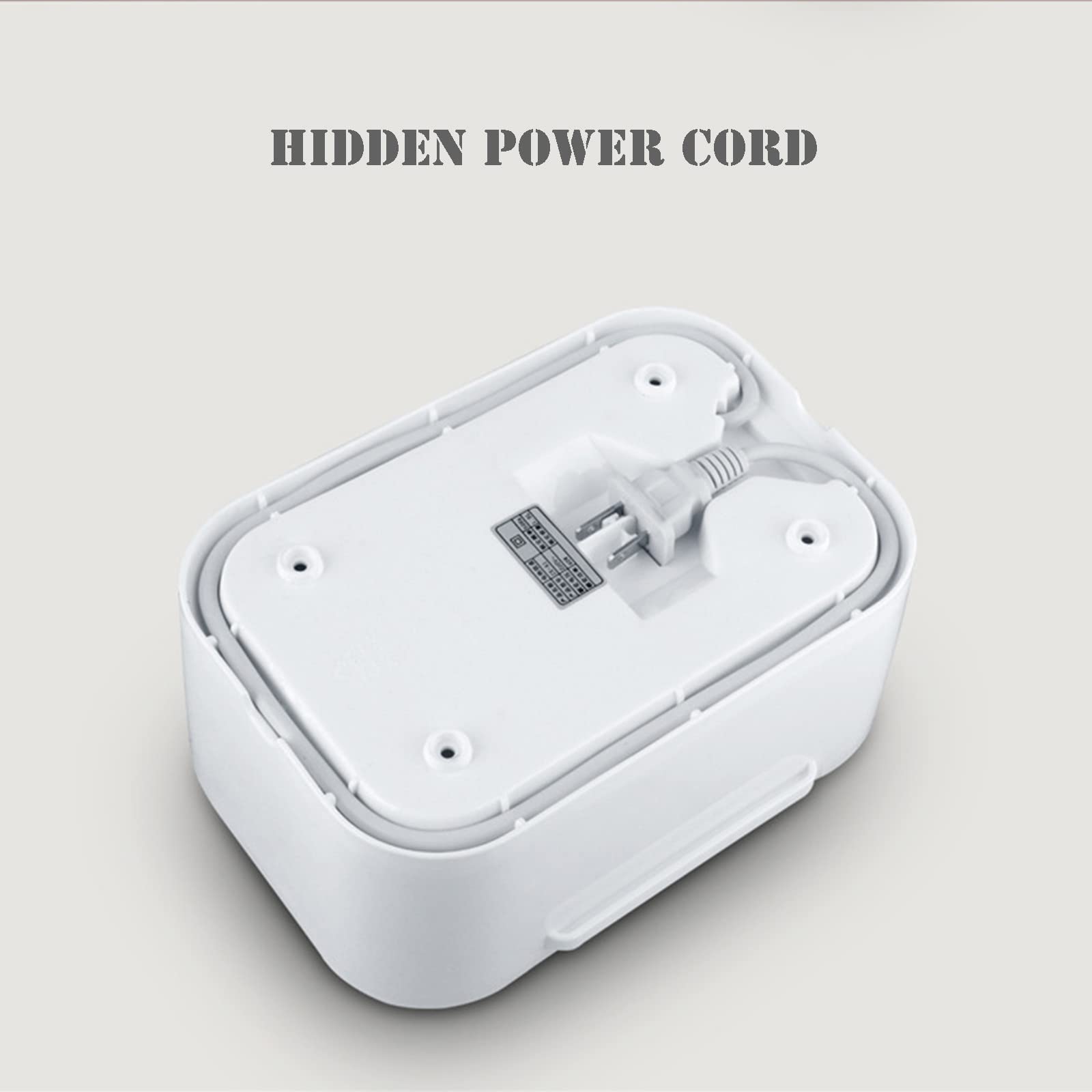 Elektryczne podgrzewane pudełko na lunch przenośna kuchenka mikrofalowa ze zdejmowanym pojemnikiem do użytku domowego
