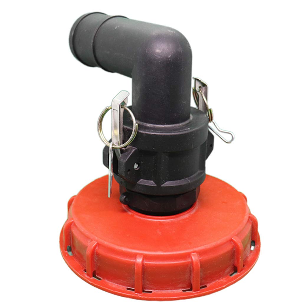 IBC - Adaptador de tapón de tapa de tanque con conector de ventilación de agua, bola de enchufe para herramienta de tejer a prueba de fugas y polvo