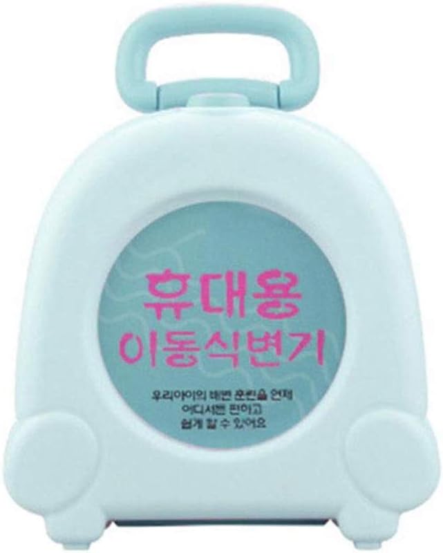 Baby Portable Potty PP Baby Toilet Travel Car Toilet Trainer Detachable Liner Potty Training (Color : Pink) (Green)