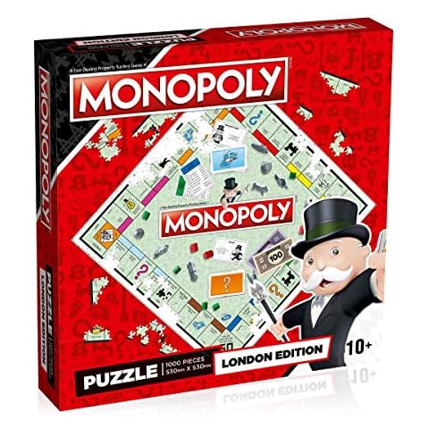 Winning Moves London Monopoly 1000 Piece Jigsaw Puzzle Cover