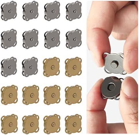 20 Bottoni Magnetici Invisibili - Chiusura Magnetica Per Cucito, Vestiti, Borse - Foto 5