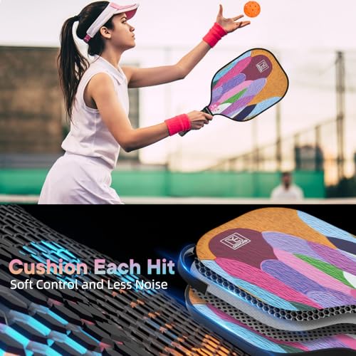 Image of YC DGYCASI Pickleball Paddles Set of 2 USAPA Approved Pickleball Set 2026