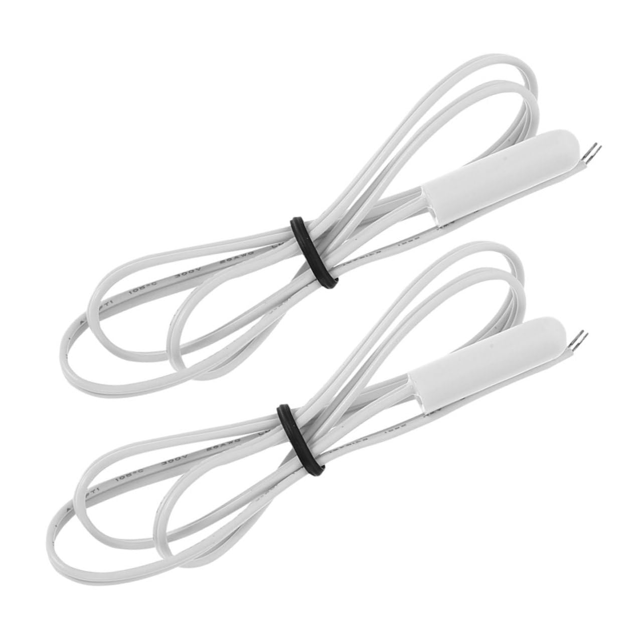 Garneck 2 Pack Refrigerator Thermistor Temperature Sensor Probes Easy Install for Home Commercial Use