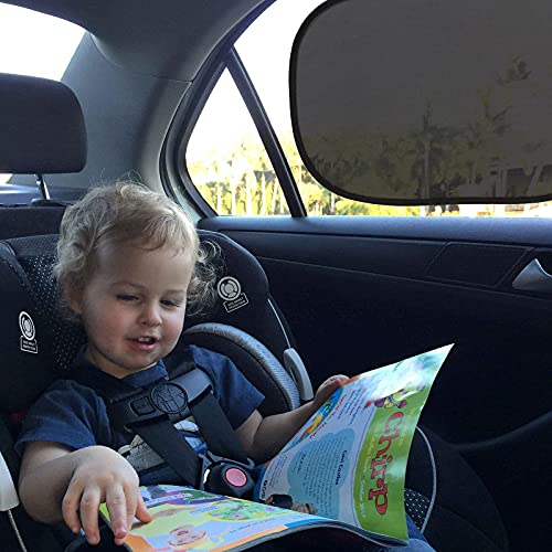 2Pack 21"X14" Cling Sunshades For Car Side Windows-Sun, Glare And Uv Rays Protection For You And Your Baby, Foldable Automotive Interior Heat Shields Keep You Cool While Maintaining Driver Visibility #TOP3