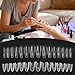 Nail Forms For Gel - Professional 240 Pieces Tools, Double-Ended Oval Nail Forms | For Daily Manicure Personal Salon Beauty Home Fashion Styling