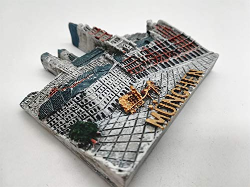 Imán Decorativo 3D Munich Alemania para Refrigerador miniatura 3