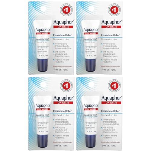 Aquaphor Lip Repair Ointment - Long-lasting Moisture to Soothe Dr...