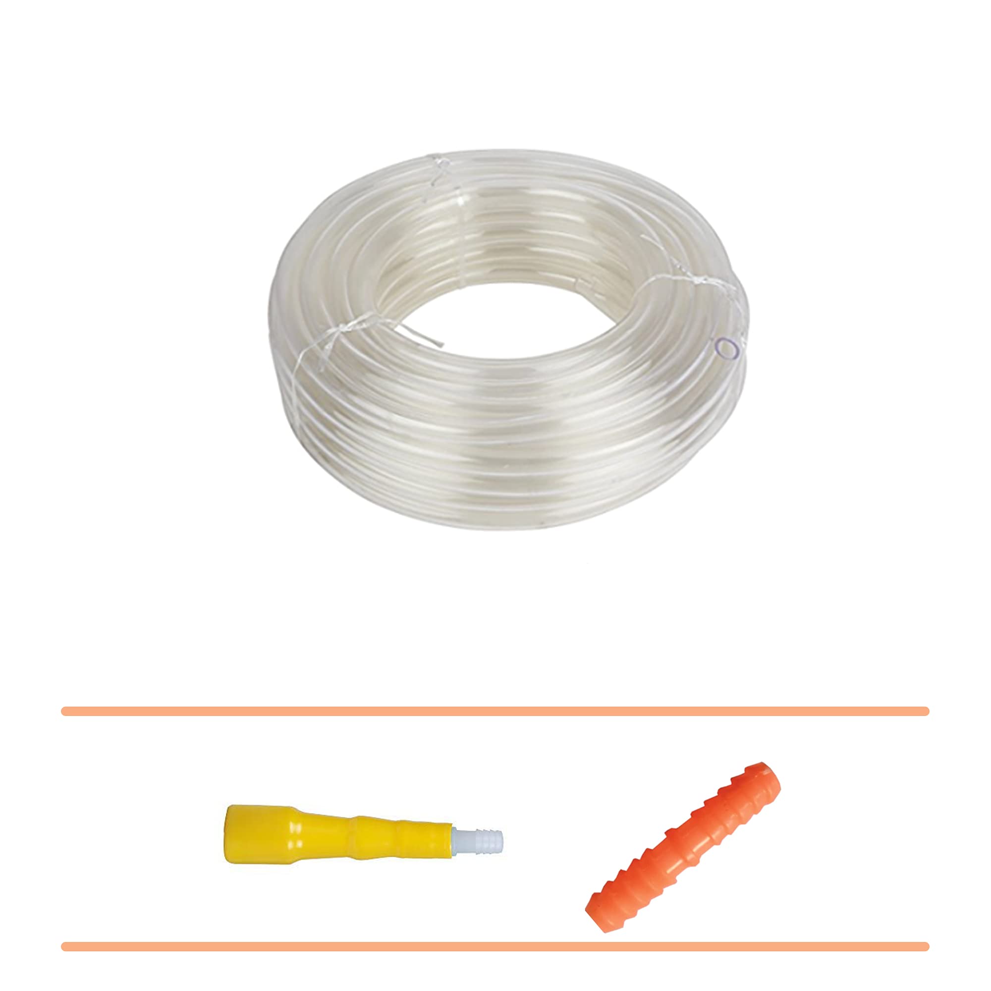 AmGu Transparent PVC Pipe Tube Inner Diameter 1/2" (12 mm) - 8 Meters | FREE 1 Tap PVC Nozzle and 1 PVC Connector/Joint (B099GBMKM6) Amazon Price History, Amazon Price Tracker
