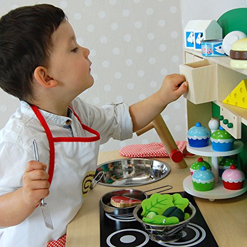 Kinderküche, Sun, Spielküche aus Holz, grün – Bild 5