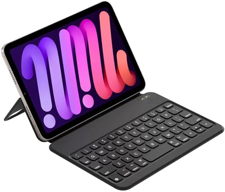 Keyboard Case Compatible with iPad Mini 7, iPad Mini 7th/6th Generation (2024/2021) Magnetic Detachable Magic Smart Bluetooth Keyboard