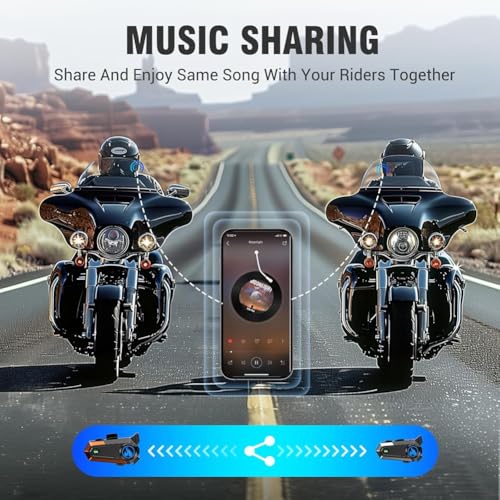 Auriculares Bluetooth de moto C9 con manos libres e intercomunicador impermeable 6