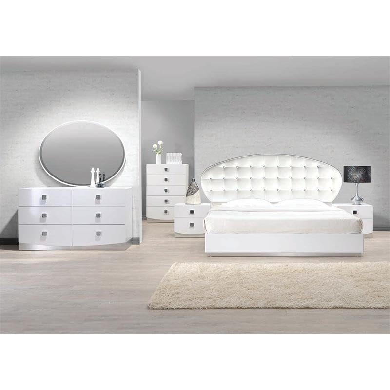 Modern White Lacquer 6-Piece