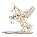 GuDoQi Puzzle 3D Bois, Puzzle DIY Licorne, Maquette en Bois a Construire pour Adulte, Jouet d'Assemblage Bricolage, Kit Construction Bois, Idees Cadeau DIY pour Ado Garcon Filles Les Anniversaires