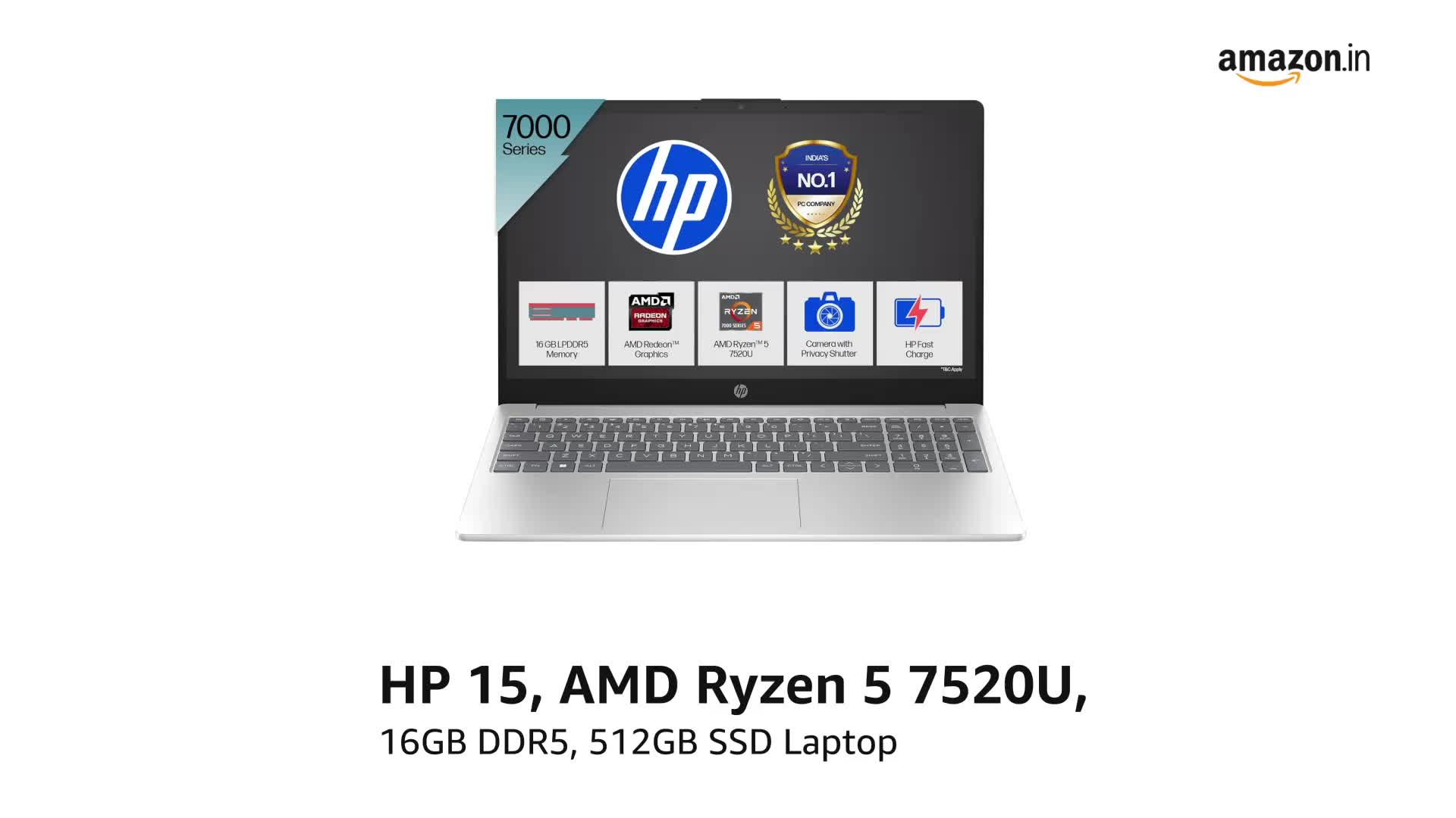 HP 15型 Ryzen5 7520UノートPC 512GB SSD 16GB Amazon.com: HP 15.6