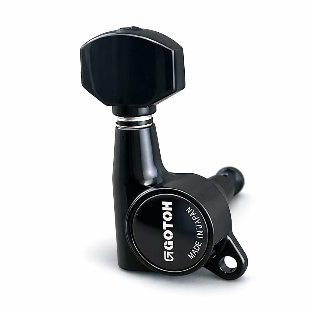 Amazon.com: Gotoh Schaller-style Knob Tuners (6-in-a-line) - Black