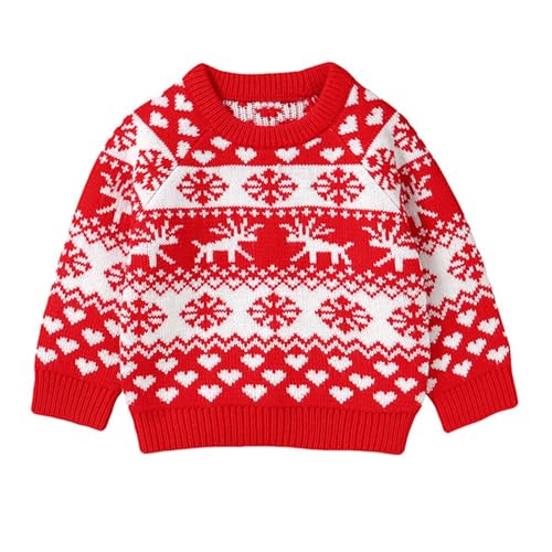 Generisch Winter Jungen Rentier Fair Isle Strickpullover Festliches...