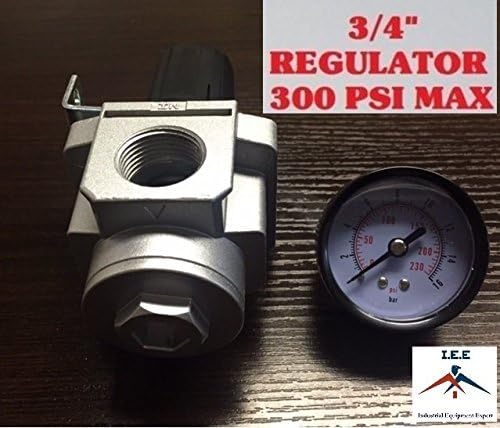Air Pressure Regulator for compressor compressed air 3/4" & free gauge