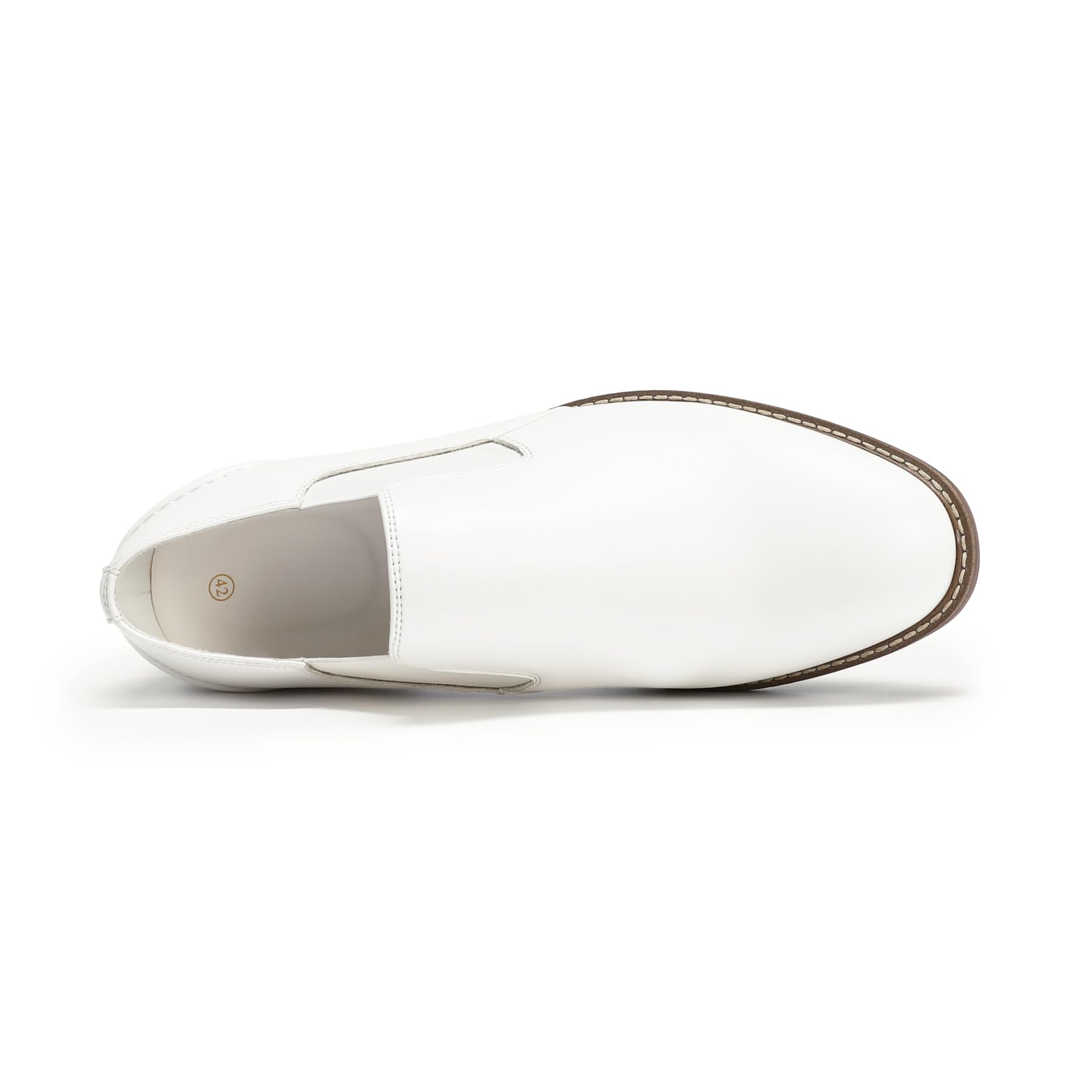 Allthemen Herren Loafer Leder Mokassin Leicht Formelle Slipper Business