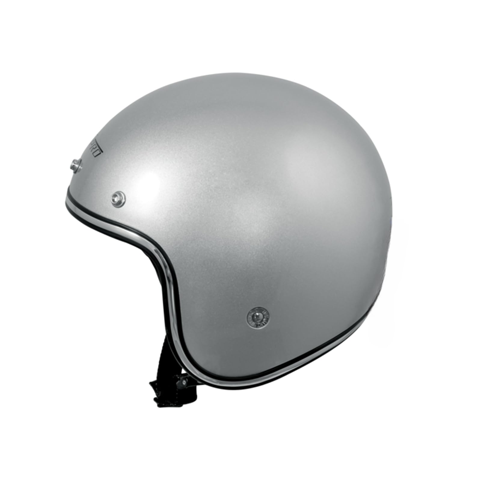 Casque Scooter Custom A-PRO Casque Moto Jet A-PRO Cafe Racer - Homologué ECE 22-06 Gris Mat Casque Jet Cafe Racer