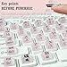 Ivaso 80 Pcs Keyboard Sticker for Long Nails Typing and Gaming, Symbolic and Alphanumeric Sticky Silicone Keys for Keyboards and Laptop (Sparkly Pink)