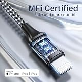 RAVIAD Kabel USB C na Lightning krótki [2 szt. 0,5 m], kabel do ładowania iPhone MFi certyfikowany Power Delivery nylonowy kabel Lightning do iPhone 14/13 Pro Max / 12 Pro Max / 12 Mini / 11