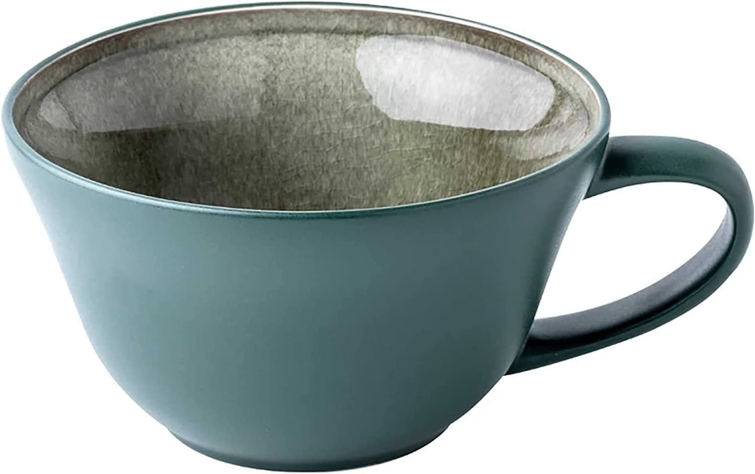 miska, uchwyt na kubek do zupy miska na zupę, ceramiczne kubki na śniadanie kawę herbatę zupę, duża 17OZ miska śniadaniowa mikrofalówka płatki owsiane miska na zupę