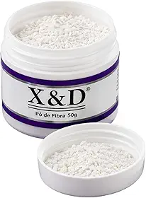 Pó de Fibra Vidro Alongamento Unhas gel Acrigel nail art 50g