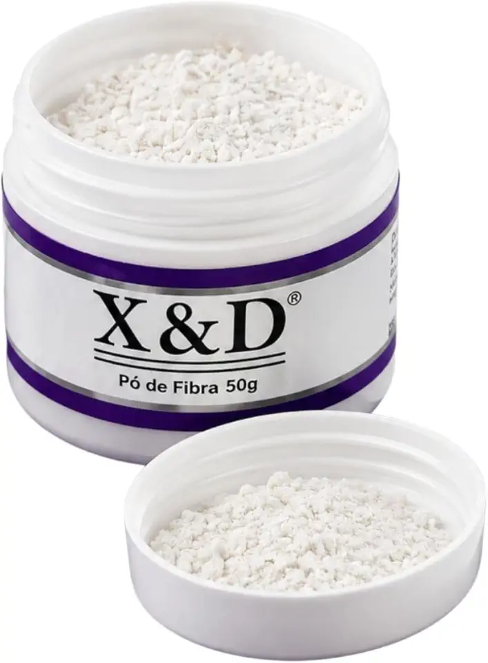 Pó de Fibra Vidro Alongamento Unhas gel Acrigel nail art 50g