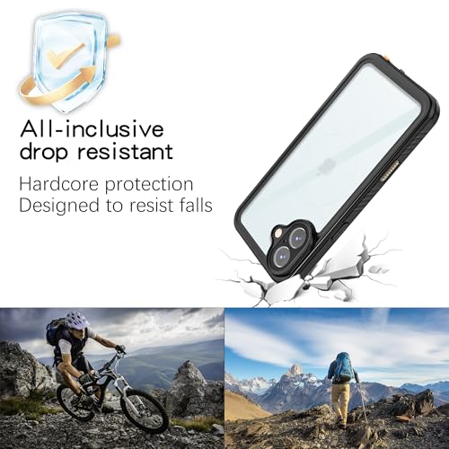Coque étanche pour iPhone 16 évite les rayures et l'eau 3m - 6
