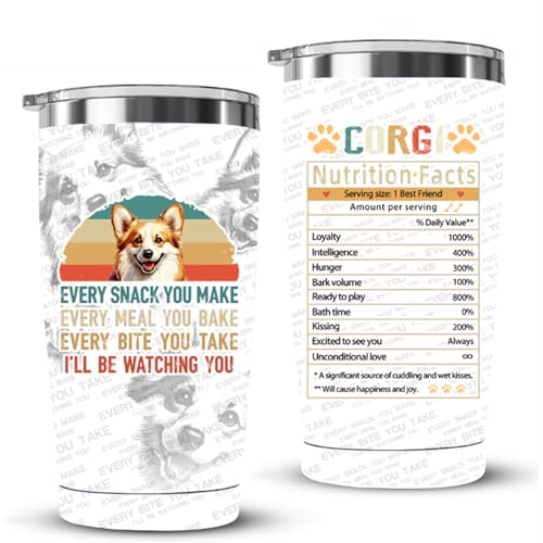 Corgi Gifts for Corgi Lovers, Corgi Tumbler Stuff Decord, Corgi G...