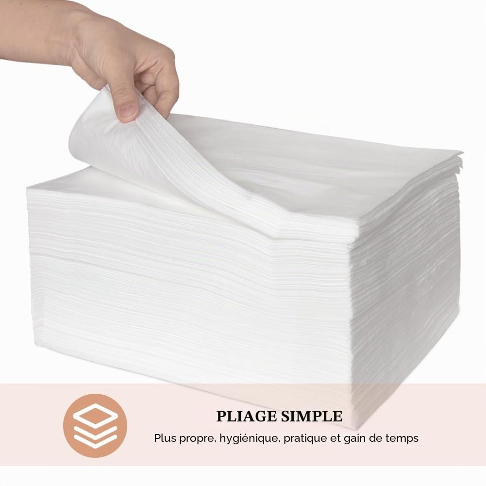 Lot de 200 Drap Jetable Table Massage 80x180 cm Drap Intissé Examen Esthétique