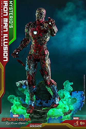 Marvel Hot Toys 1:6 L\'illusione di Iron Man di Mysterio - Spider-Man: Lontano Da Casa