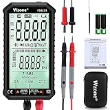 Berührungslose NCV Messung - Platzieren Sie den NCV-Sensor in der Nähe des zu messenden Drahts, finden Sie leicht den Haltepunkt, hochempfindliche Spannungssonde, analoge Balkenanzeige für die Spannungsintensität, Summeralarm