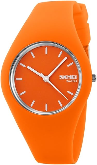 TONSHEN Simple Fashion Analog Quartz Watch Rubber Band Casual Style Wrist Watches for Women Girl 12 Colours