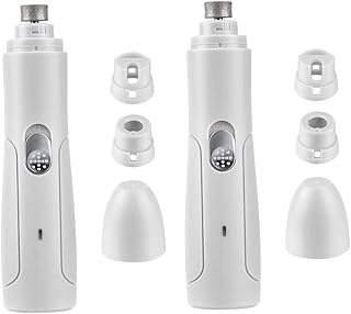 Ipetboom 2 Pçs Cortador De Unhas Elétrico Aparador De Unhas Aparador Elétrico Aparador De Unhas Recarregável Cortador De Unhas Para Cachorros Ferramenta Wisking Cortador De Unhas Elétrico
