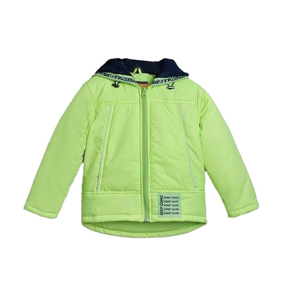 STOP by Shoppers Solid Polyester Hood Boys Bomber Jacket (A21710BBOM023-P)