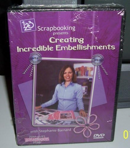 Creating Incredible Embellishments By 123 Scrapbooking