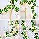 GoldRock Palmenblätter Efeu Lichterkette Hawaii Deko,3m 20 Led Monstera-Blätter Lichterkette Kinderzimmer,Efeu Girlande Palmblätter Lichterketten Innen für Hawaii,Dschungel,Geburtstag,Beach Party Deko