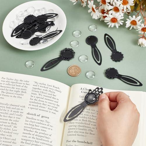 NBEADS 38 Pcs Bookmark Pendant Tray Kit - Image 3