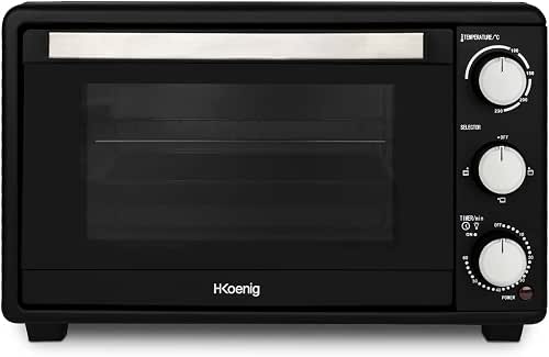 H.Koenig Mini Four 25L Electrique FO25 Posable Compact Multifonction Performant