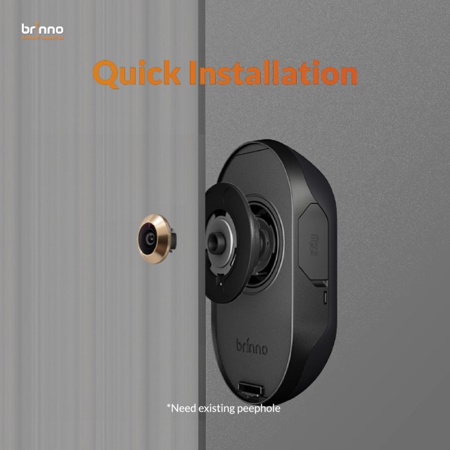 Amazon.com : Brinno Front Door Peephole Security Camera SHC500
