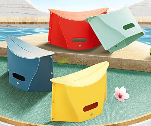 Gasson Folding Plastic Small Bench, Travel Outdoor Travel Train Portable Stool Lightweight Paper Stool,Bearing 100Kg, Compact & Portable #TOP1