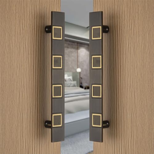 Image of COMPASS 18 inch Brass Main Door Handle | Door Handles for Main Door | Pull Handles for All The Doors of House | Office | Hotels(Pack of 1, Antique Finish)