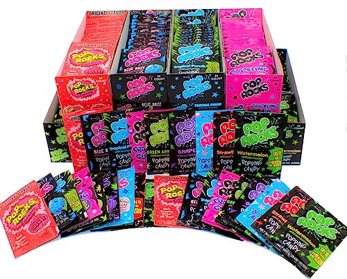 Pop Rocks Candy - 216 bolsas variedad 9 sabores