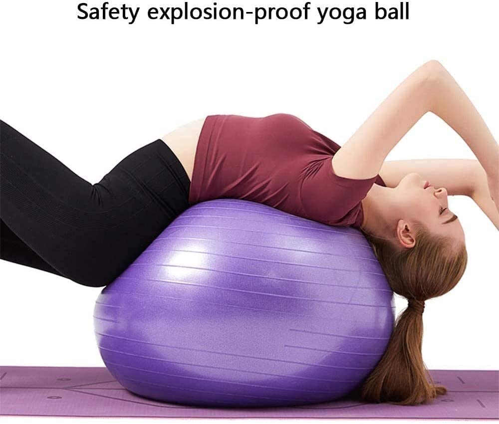 WDX- Palla da fitness Palla da pilates Palla da yoga Palla da parto con pompa ad aria for la palestra domestica Equilibrio for il fitness Equilibrio for aiuti alla nascita. perdere peso ( Color : Mult