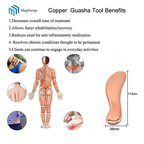 MagEnergy Pure Copper Gua Sha Massage Tool #TOP25