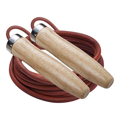 Champion Sports Leather Ball Bearing Jump Rope (8.5-Feet) Cover