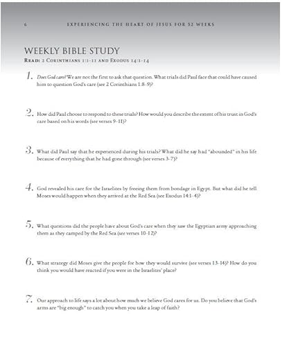 Experiencing the Heart of Jesus for 52 Weeks Revised and Updated: A Year-Long Bible Study