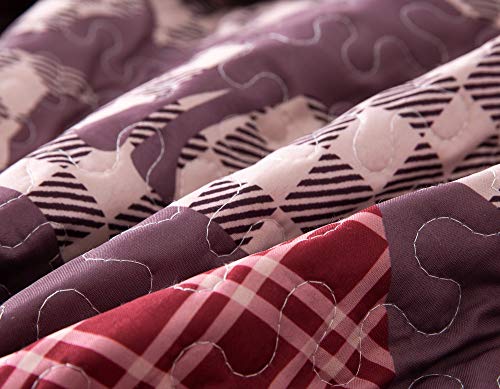 Wild Wonders Cabin Themed Bedding: Twin Quilt Set With 1 Sham, Camping Quilt, Fishing Queen Comforter, Country Boys Bedding, Animal Print Bedspread, Farmhouse Bed Set, Nature Themed Summer Coverlet #TOP6